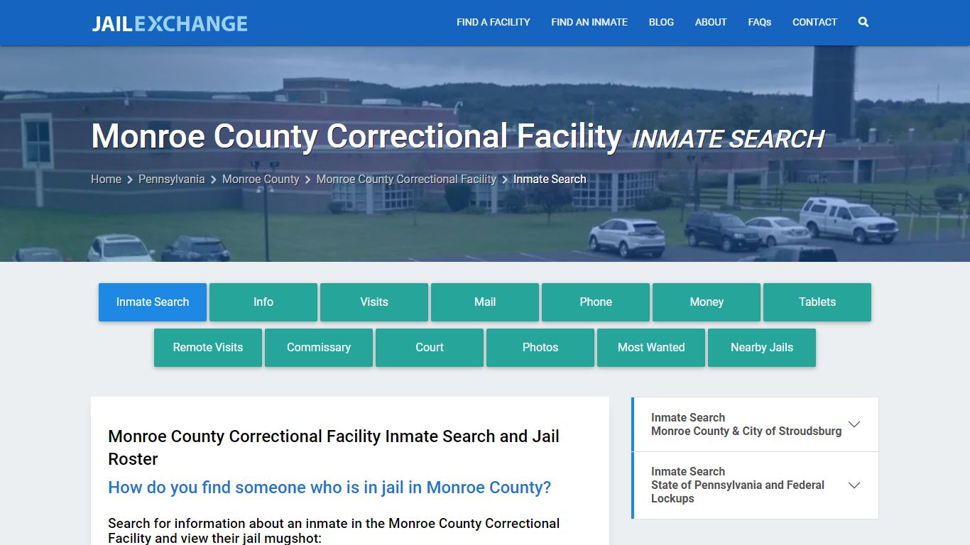 Monroe County Inmate Search | Arrests & Mugshots | PA - Jail Exchange